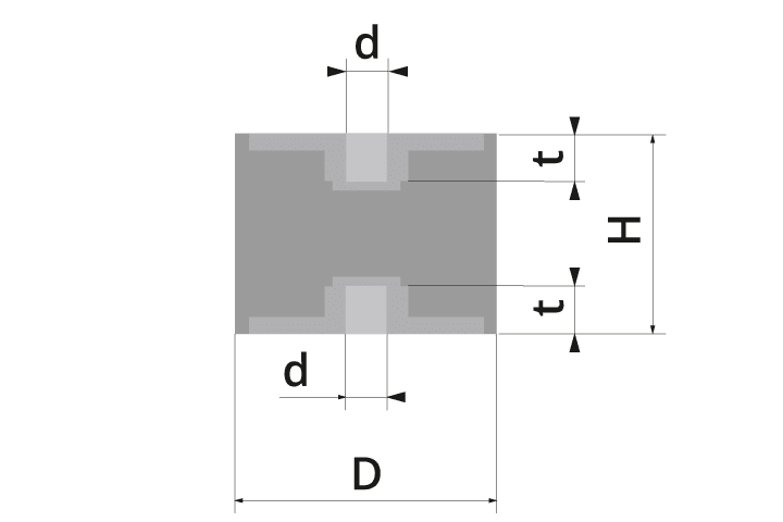 Zeichnung Gummipuffer_Typ-3_C