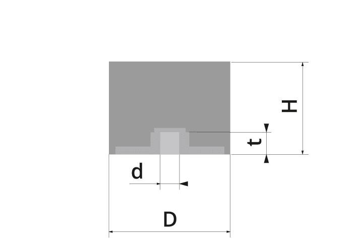 Zeichnung Gummipuffer_Typ-5_E